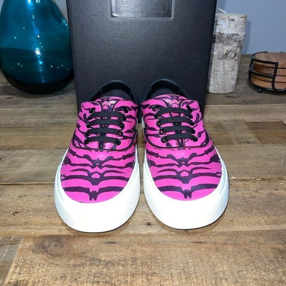Saint Laurent Venice Zebra Print Sneakers - Picture 13 of 13